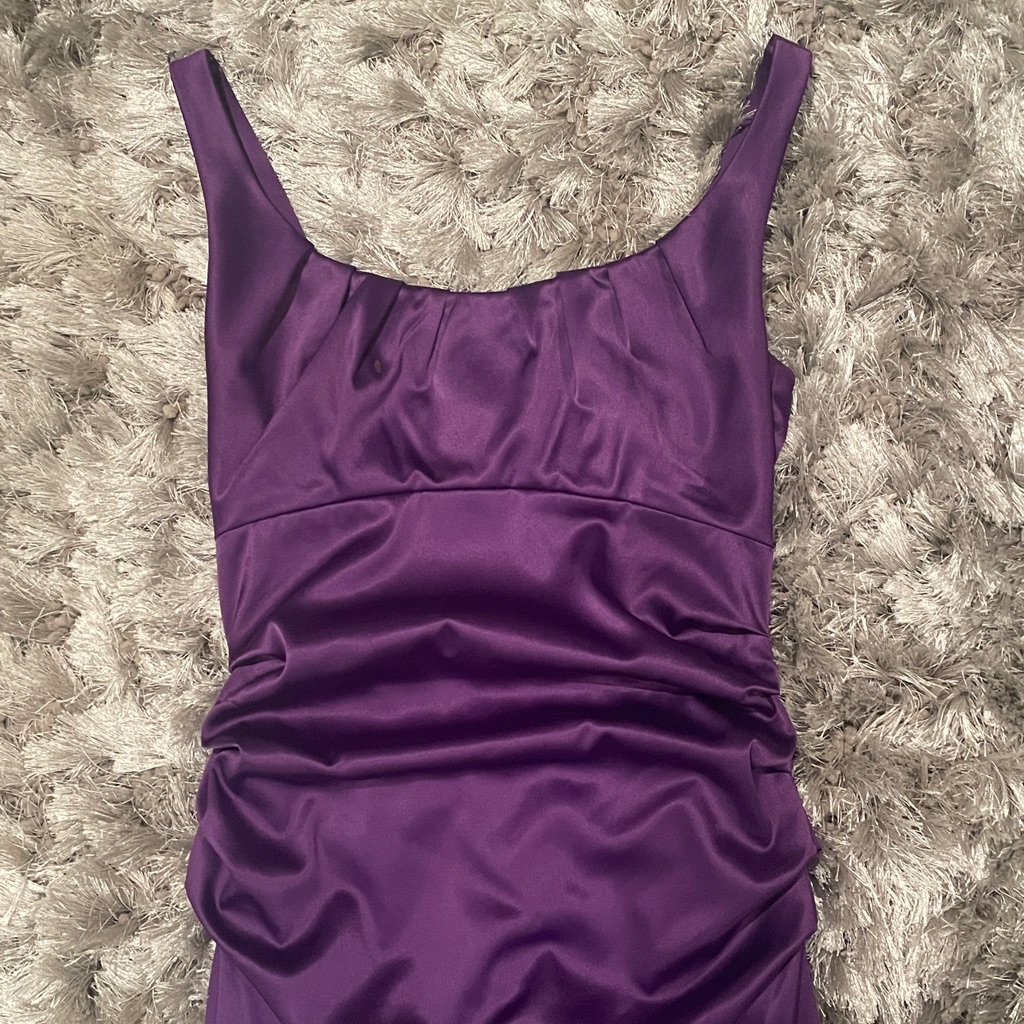 Suzi Chin For Maggy Boutique Purple Dress 6